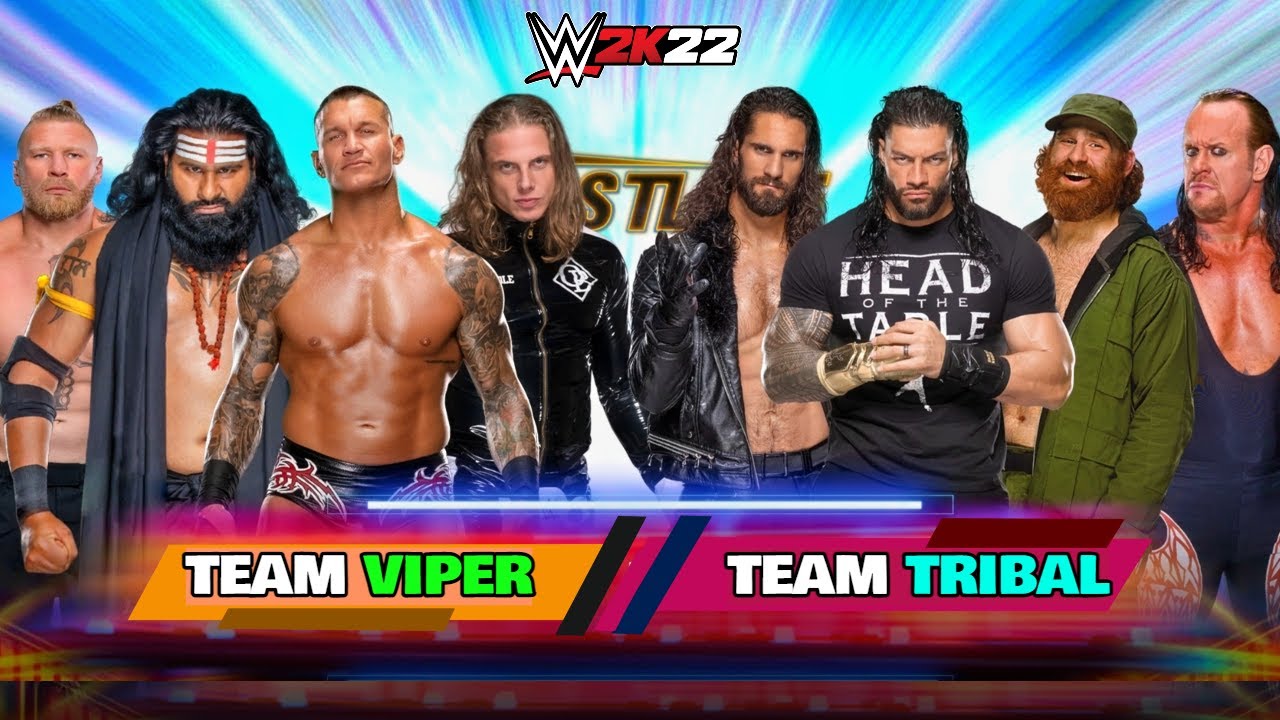 WWE 2K22 'Team Viper Vs Team Tribal Chief' Gameplay - WWE 2K22 Live Stream