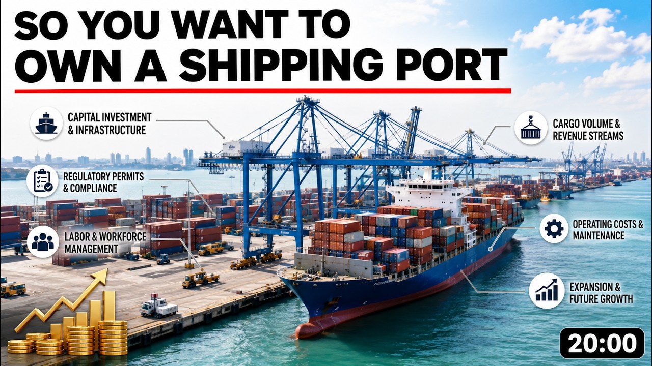 The Economics of Owning a Shipping Port | How Ports Quietly Generate Billions