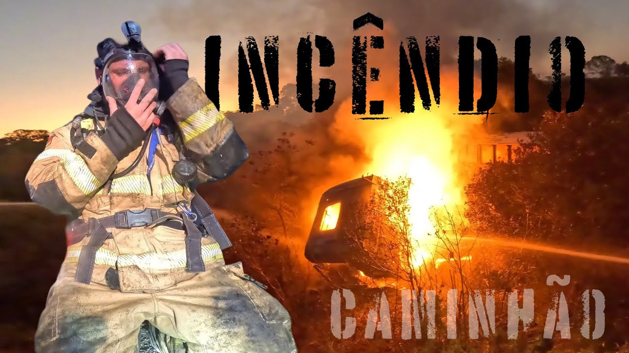 Incêndio em Caminhão tombado 