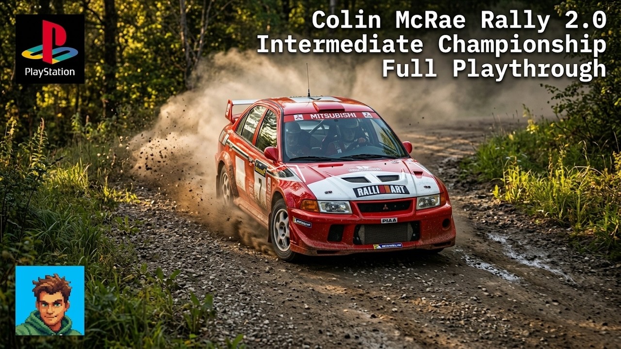 Colin McRae Rally 2.0 [PS1] - Intermediate Championship Playthrough (No Commentary)