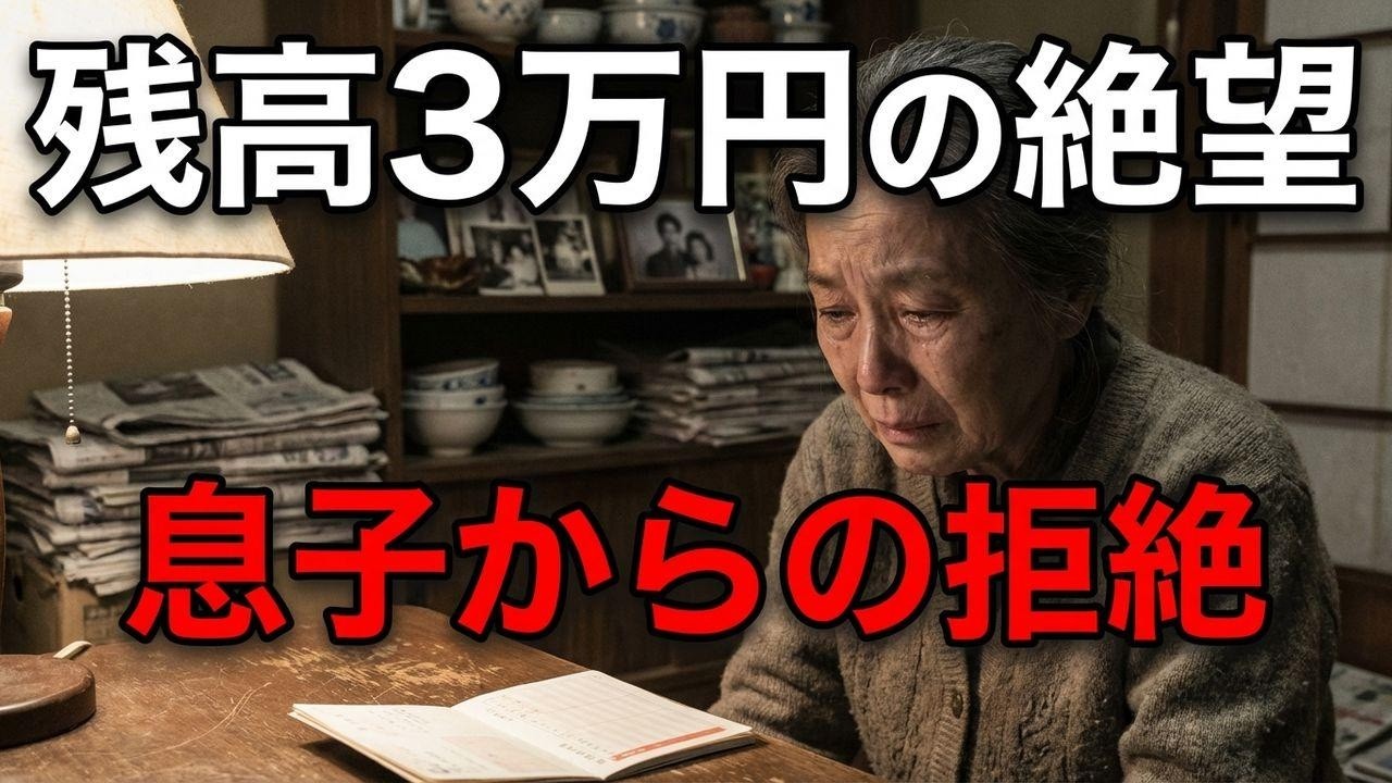 87歳女性、残高3万円の衝撃。年金生活の果てに見えた地獄と再生の物語