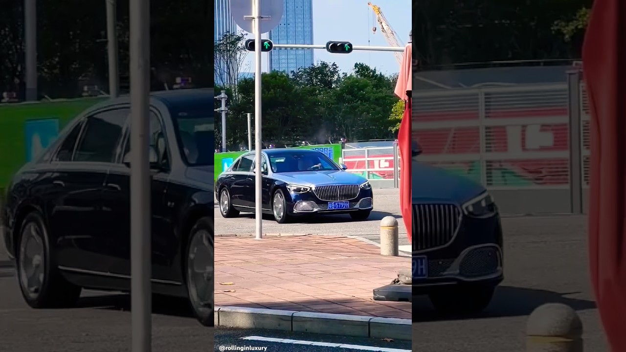 The roar of the Maybach V12 engine will cover up all the gossip!