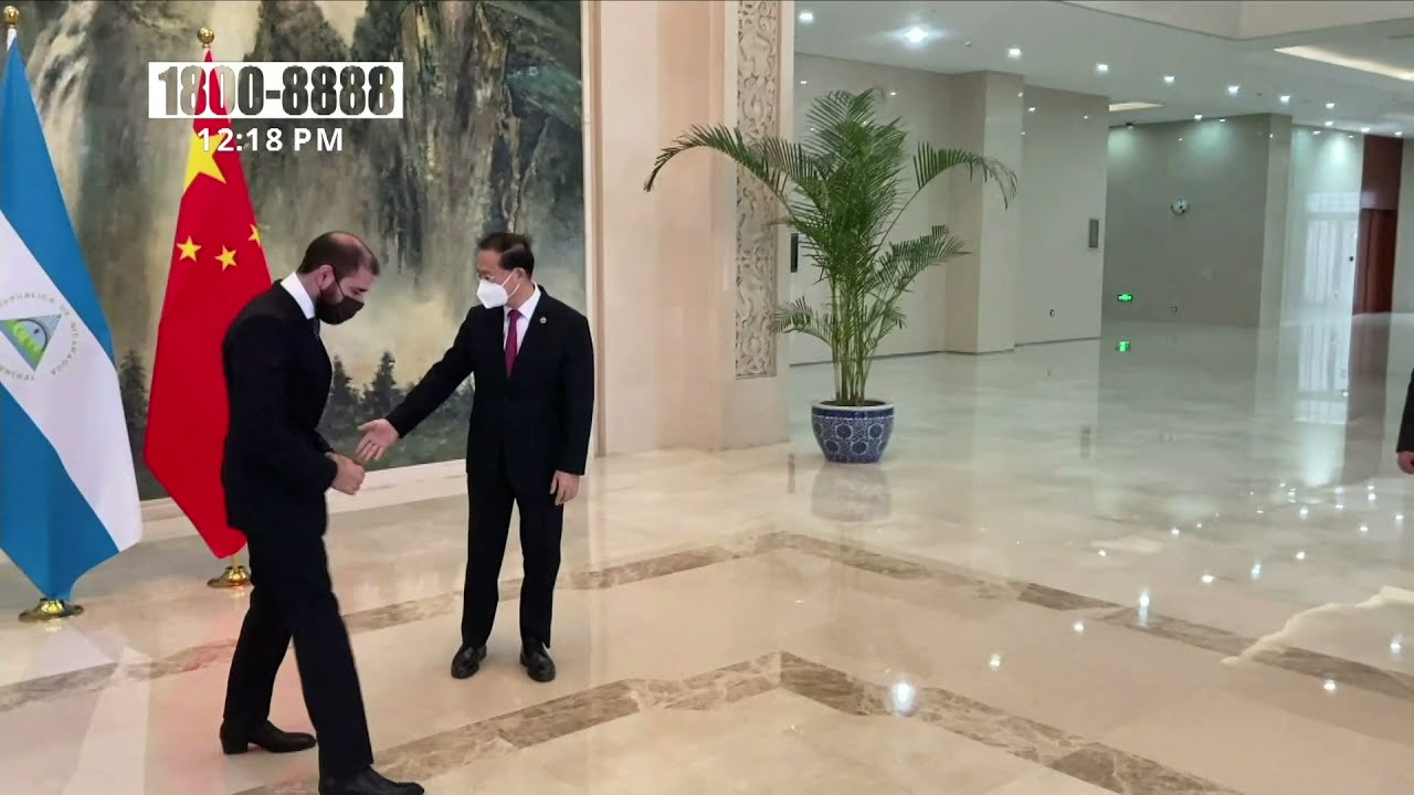 Encuentro virtual entre Ministro de Relaciones Exteriores de China y el canciller de Nicaragua