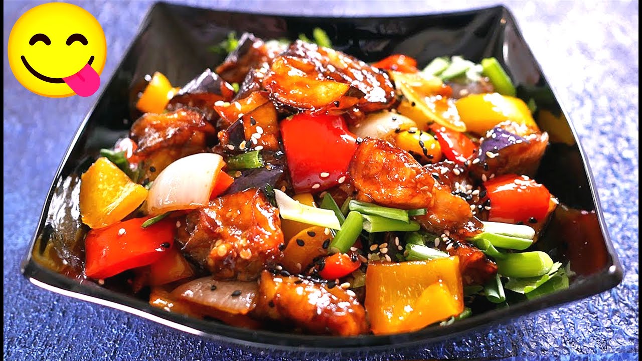 CHINESE Style STIR FRY EGGPLANT | Sweet and Sour Eggplant | Asian Dish RECIPE