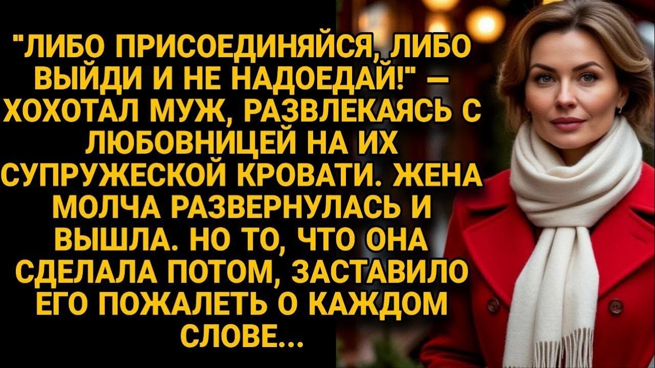 Муж хохотал с любовницей на супружеской кровати , но месть жены сломила его навсегда