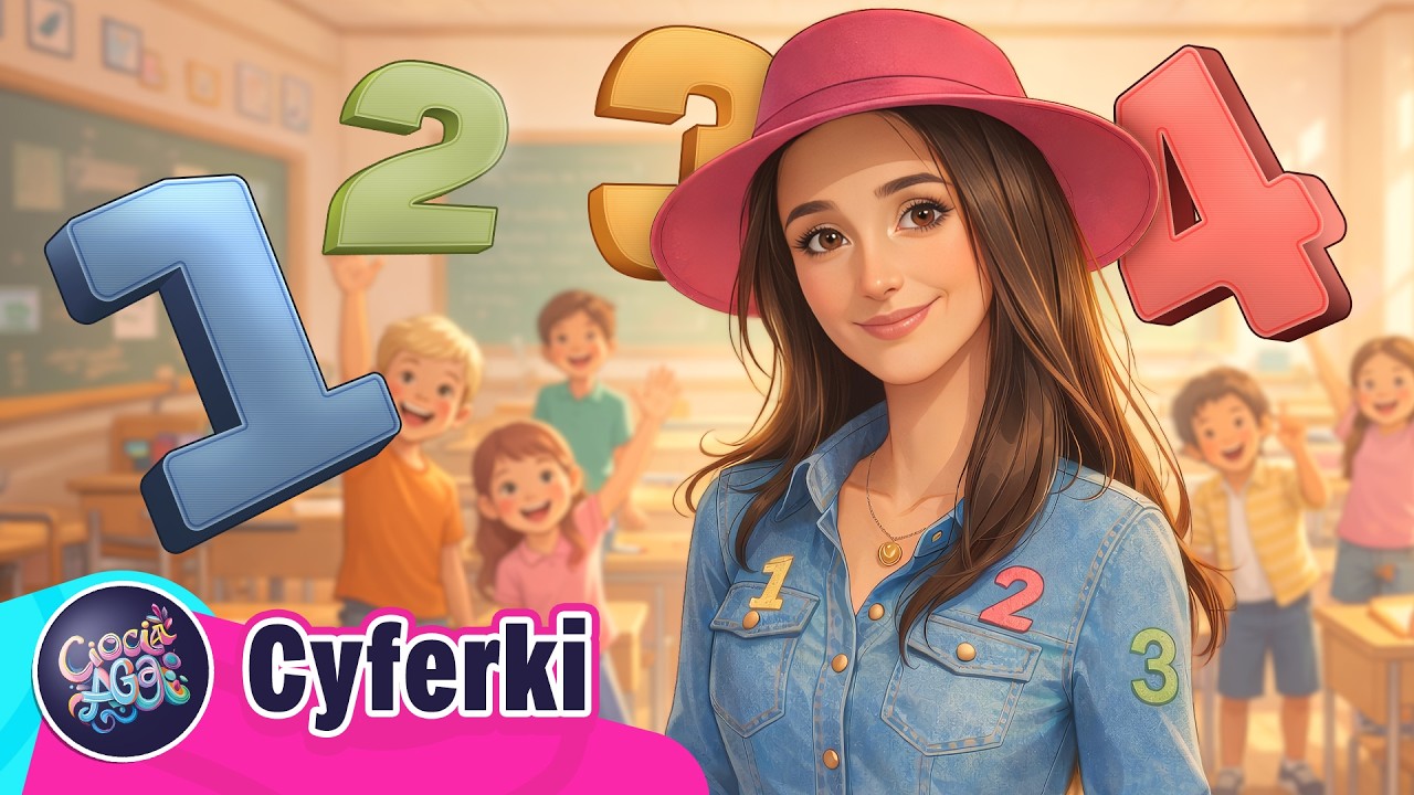 Cyferki - Ciocia Aga (Agnieszka Sadowska) - Piosenki dla dzieci #familypop #ciociaaga