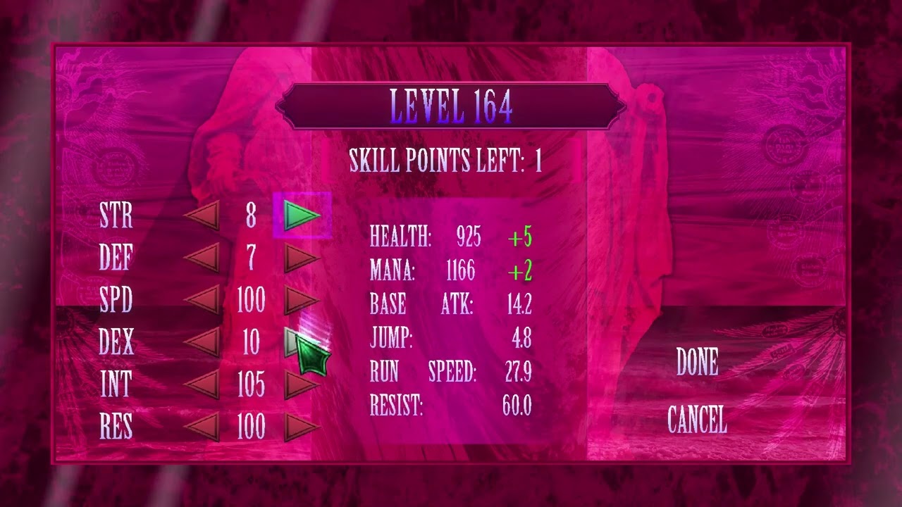 Lunacid Leveling Instructions