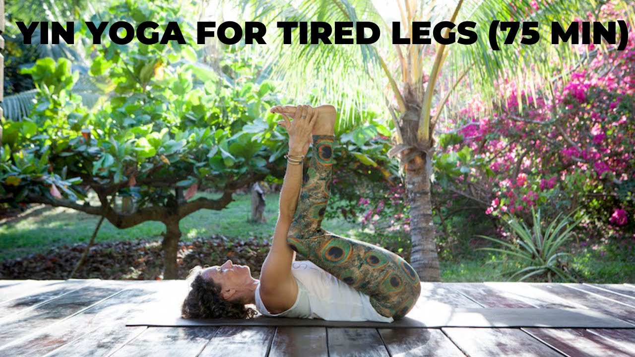 Yin Yoga for Tired Legs | 70-Minute Full Class with Dagmar Spremberg (Zoom Replay)