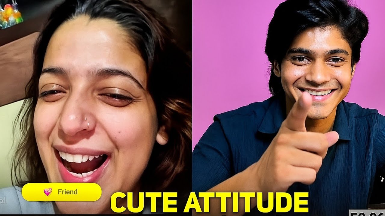 Cute Attitude Girl on Monkey Chat 😍 | Funny Random Video Call