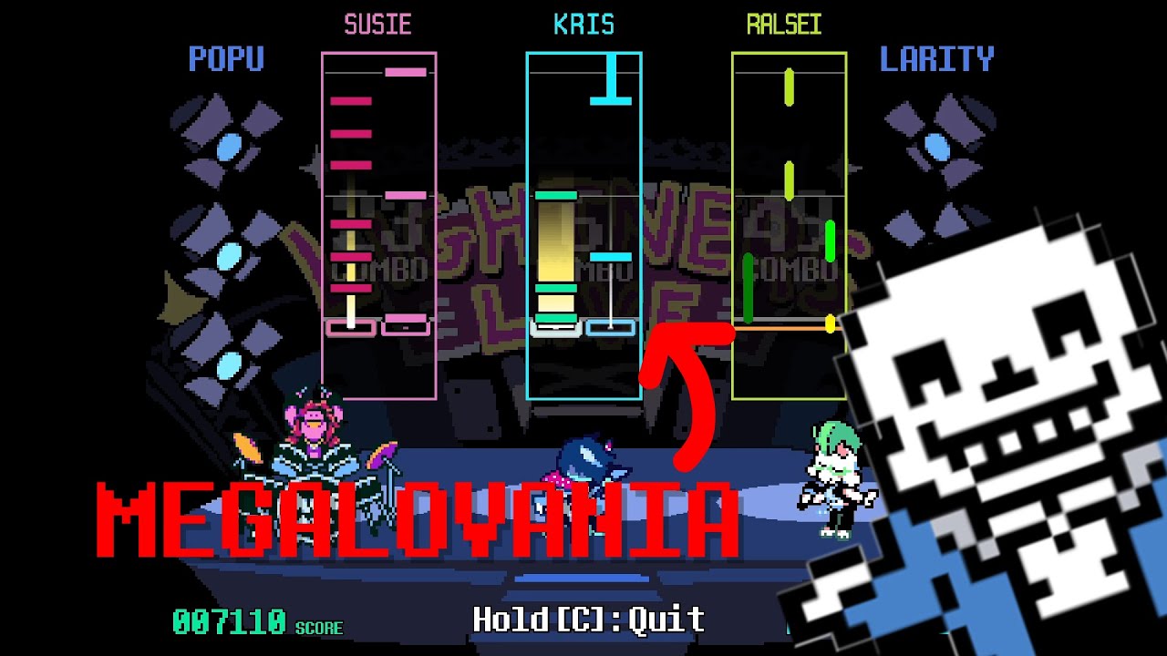 Megalovania in the Deltarune rhythm game?! (link in description)