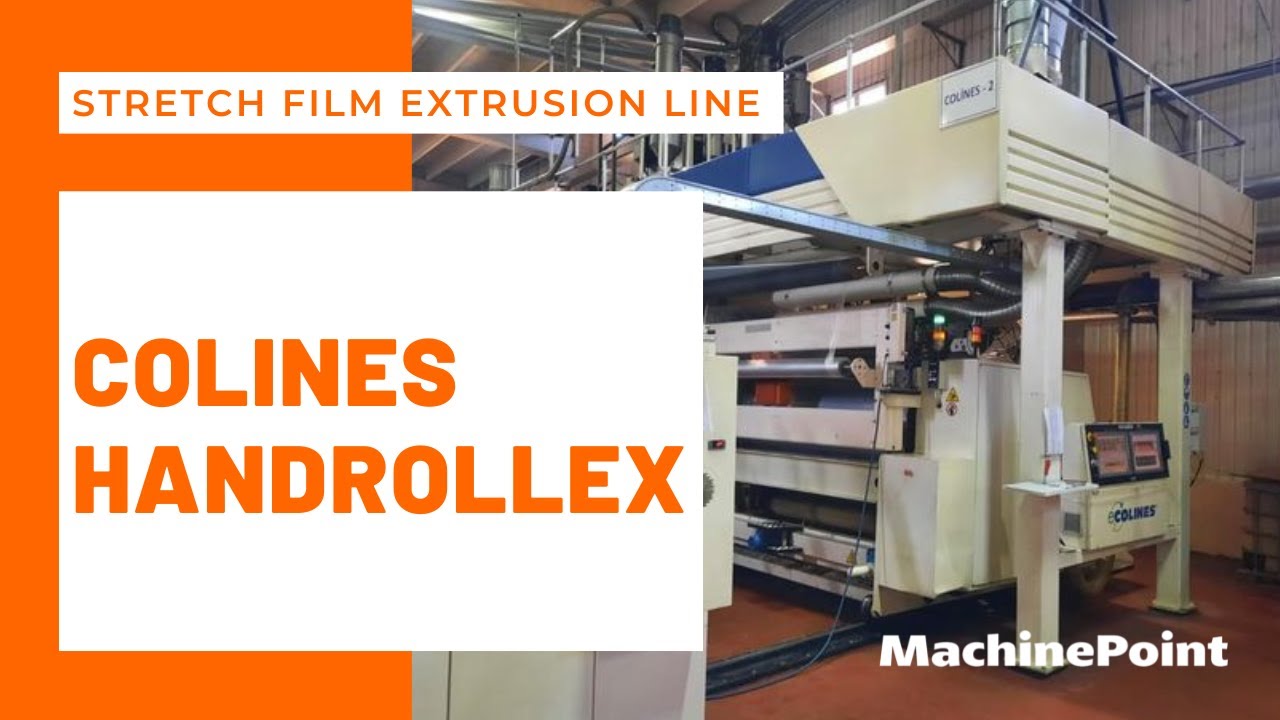 COLINES HANDROLLEX Stretch film extrusion line | COLINES Machines