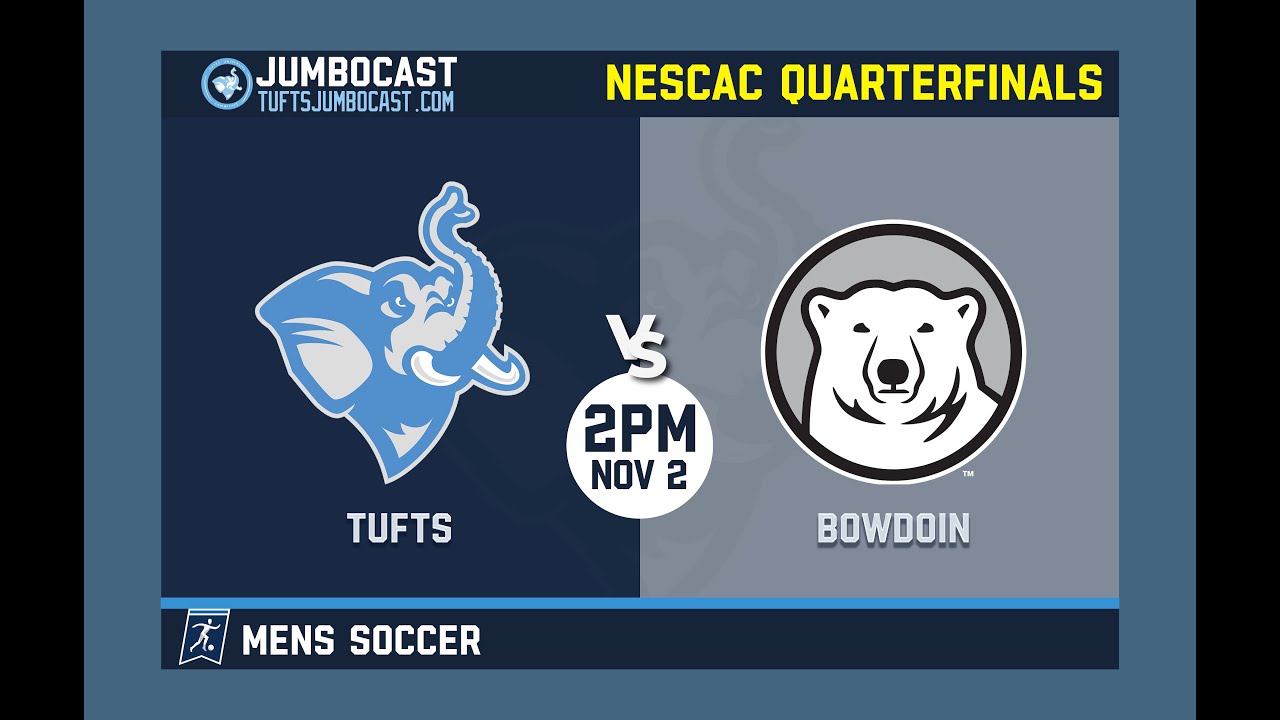 #1 Tufts Men's Soccer vs. #8 Bowdoin(NESCAC QF)-11/2 @ 2PM