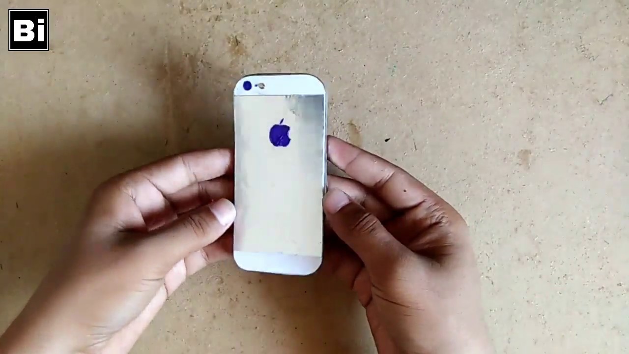 How to make a Apple Iphone out of cardboard | DIY CARDBOARD IPHONE 5s - first look HOW TO MAKE | Bi