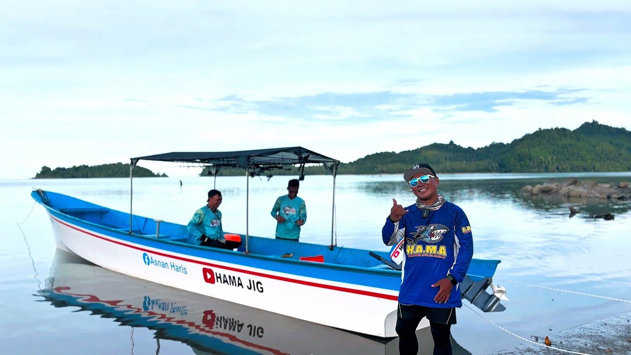 Strike Tiada Henti‼️Mancing Toki-toki Seharian Menggunakan Boat Hama Jig.