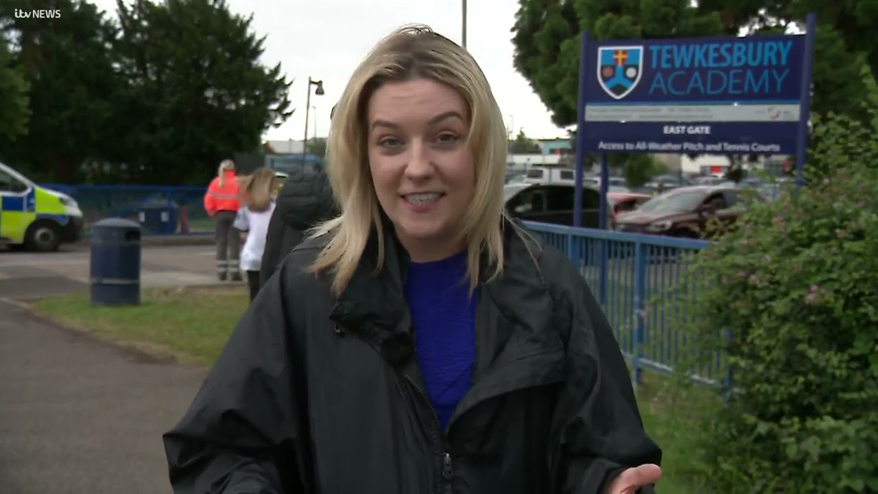ITV Lunchtime News live after teacher stabbed at Tewkesbury School