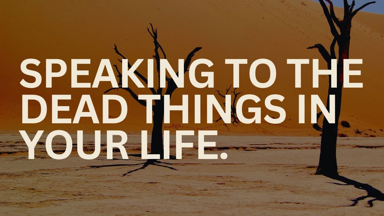 Speaking To The Dead Things In Your Life | Pastor Tim Hall