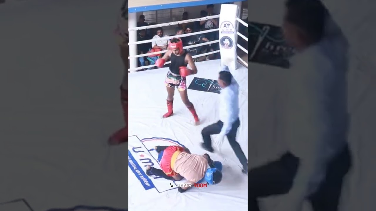 Wait for it 🥶 Arun Satheesan making the head kick look easy  #Shorts #MuayThai #Kerala