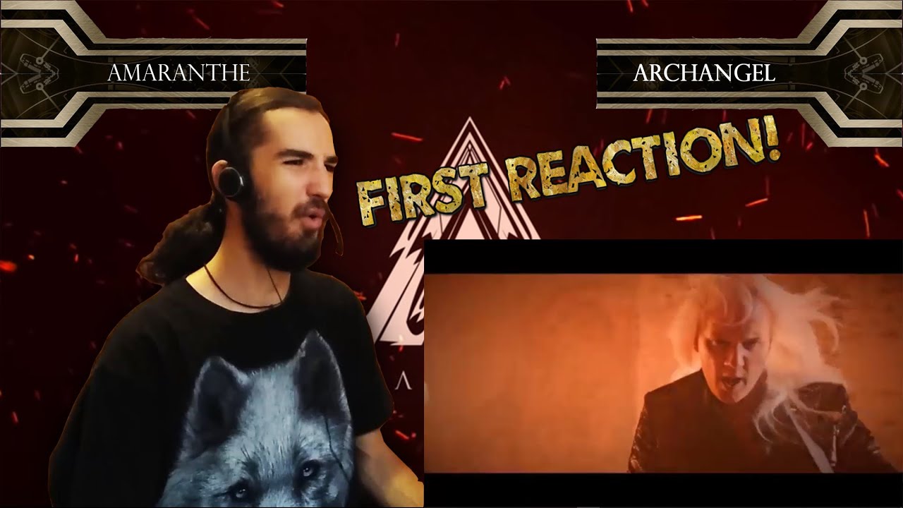 Chimmy GuitarröK reacts to: AMARANTHE - ARCHANGEL (first time!)