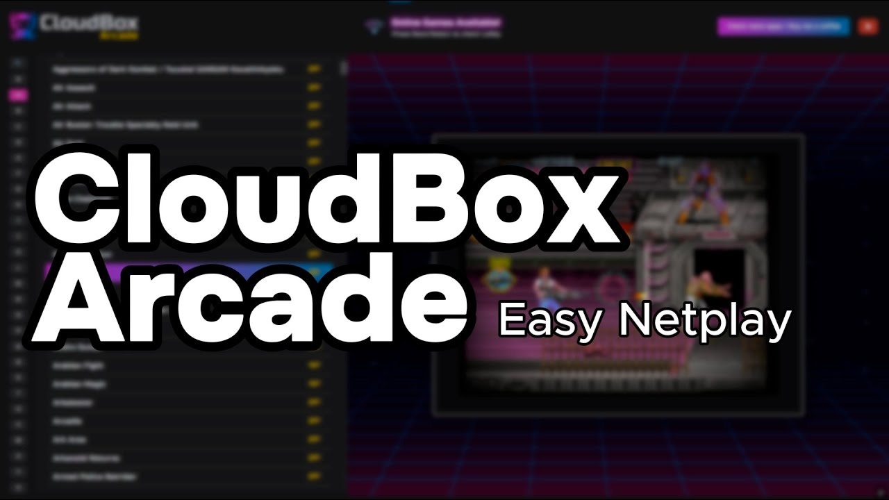 Easy Arcade Online Multiplayer🥇 No configuration needed JUST OPEN AND PLAY 😎 CloudBox Arcade