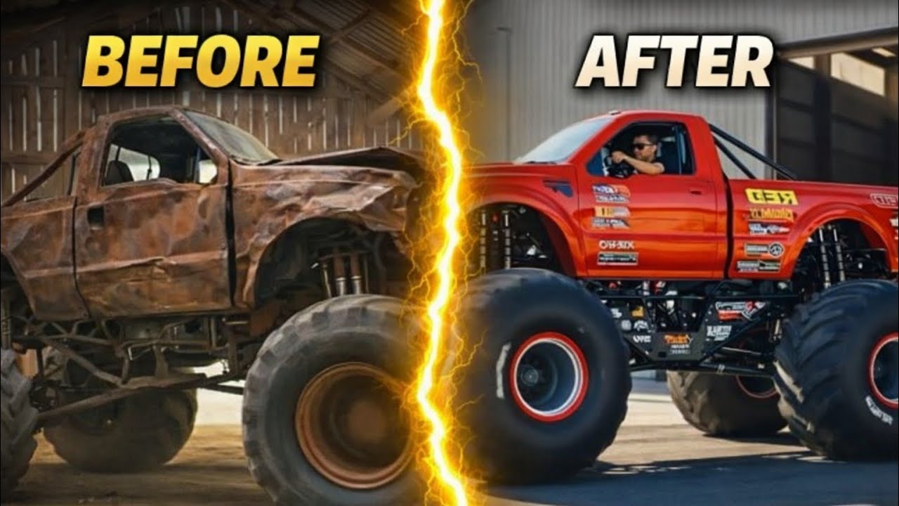 From Scrap to Savage 😱 INSANE Monster Truck Restoration🔥(Before–After) 