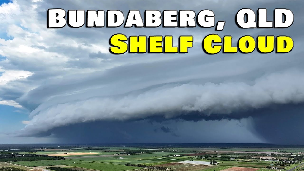 Shelf Cloud Rolls into Bundaberg, QLD - 30 November 2025