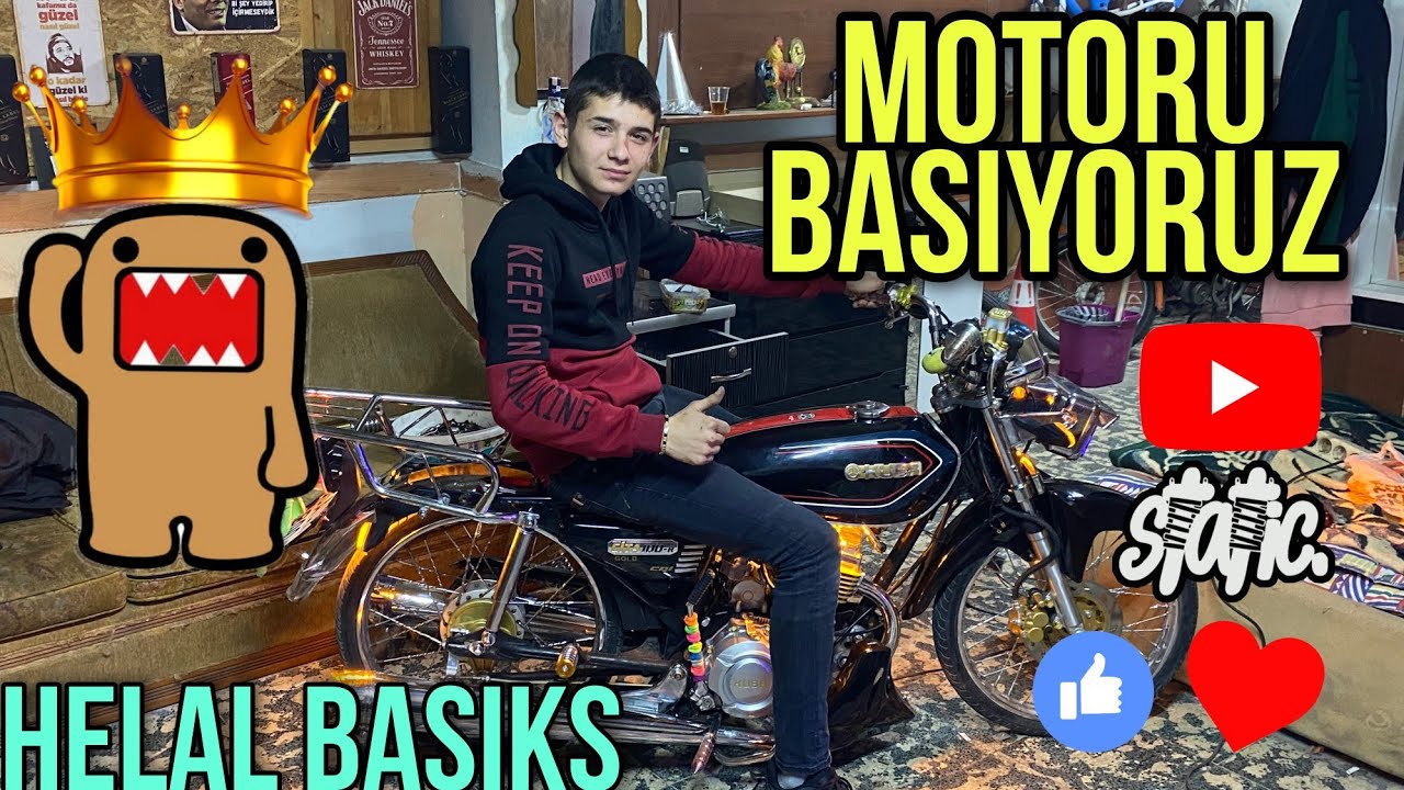 MOTORU BASIYORUZ FUAR HAZIRLIGII EFSANE OLDU HELAL BASIKKS #izmir #moto35 #basikcocuk #berkcakmak