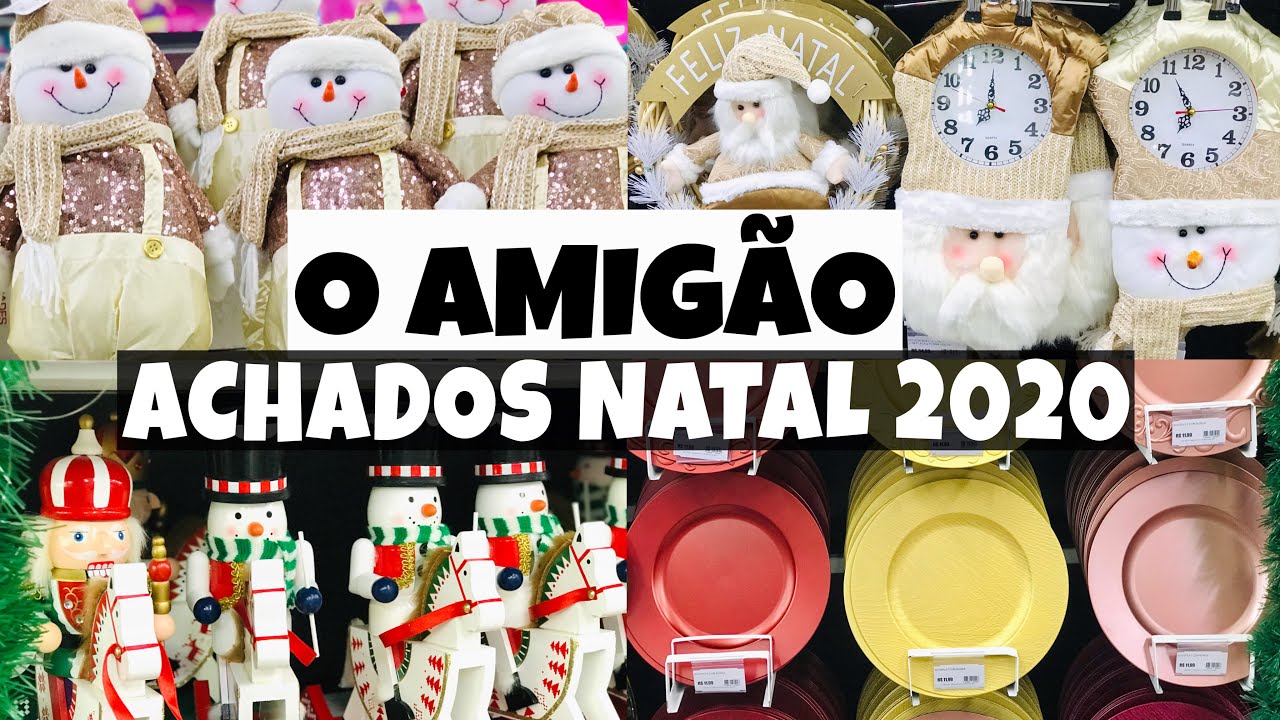NATAL 2020 NA LOJA O AMIGÃO DECORAÇÃO DE NATAL COM O MELHOR PREÇO 😍🎄 #Natal #enfeitesdenatal