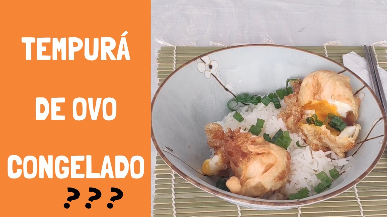 TEMPURÁ DE OVO CONGELADO | Como fazer o Tempurá de ovo do anime Shokugeki no Souma