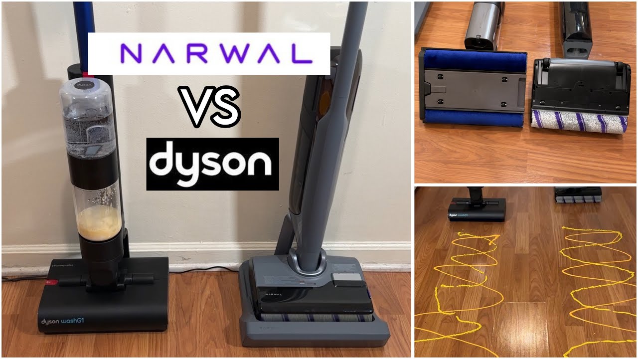Testing their Best Cordless Vacuum Mops - Narwal S30 Pro vs Dyson Wash G1 Review & Tests