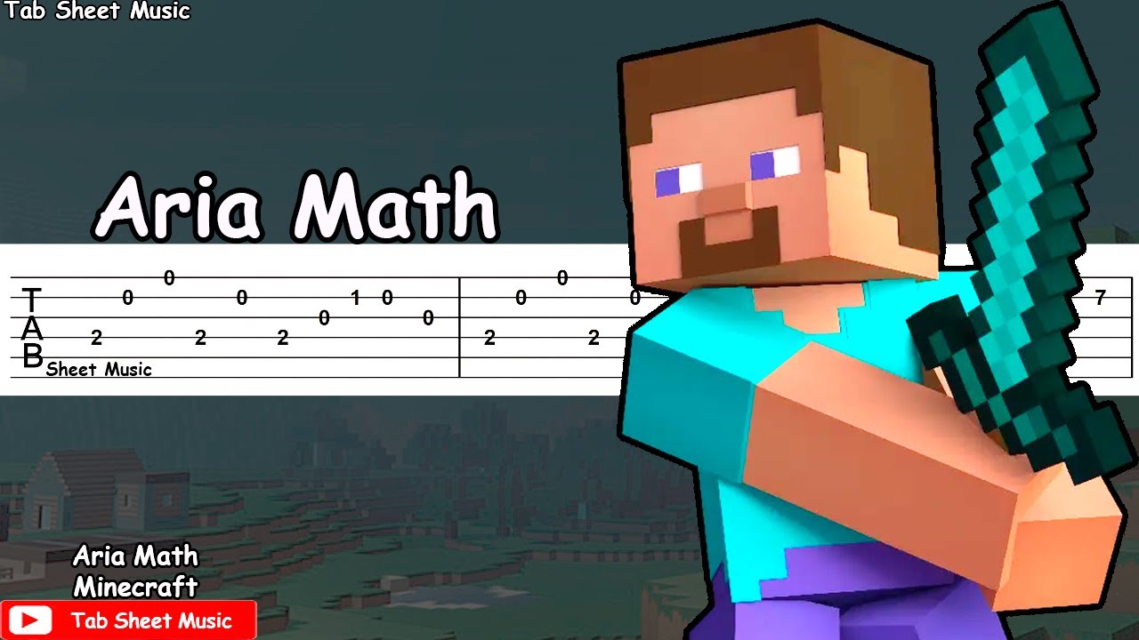 Minecraft - Aria Math (C418) Guitar Tutorial