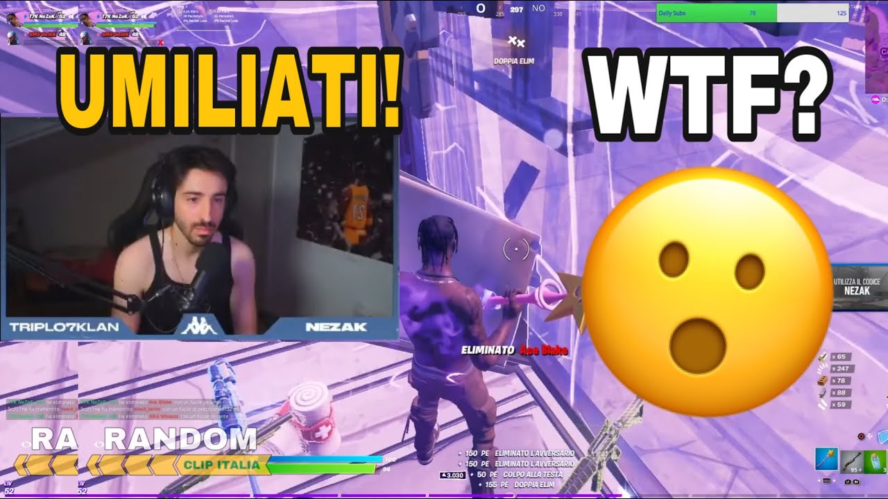 NEZAK IN ARENA RIMASTO 1 vs 2 UMILIA 2 FORTNITE KID! 😂