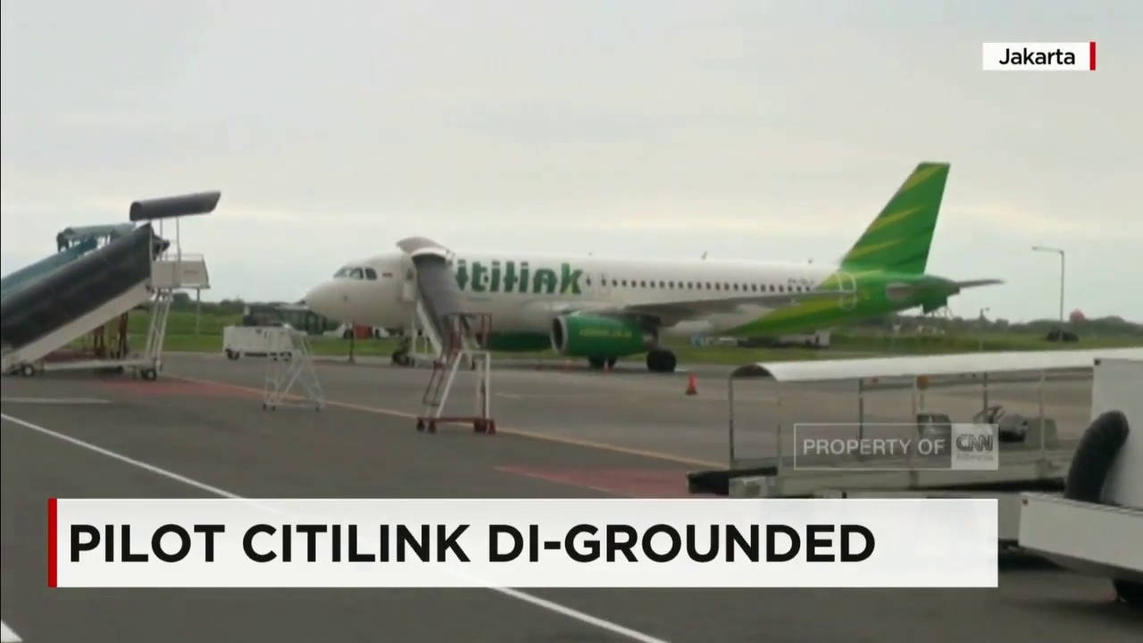 Pilot Citilink Di-Grounded