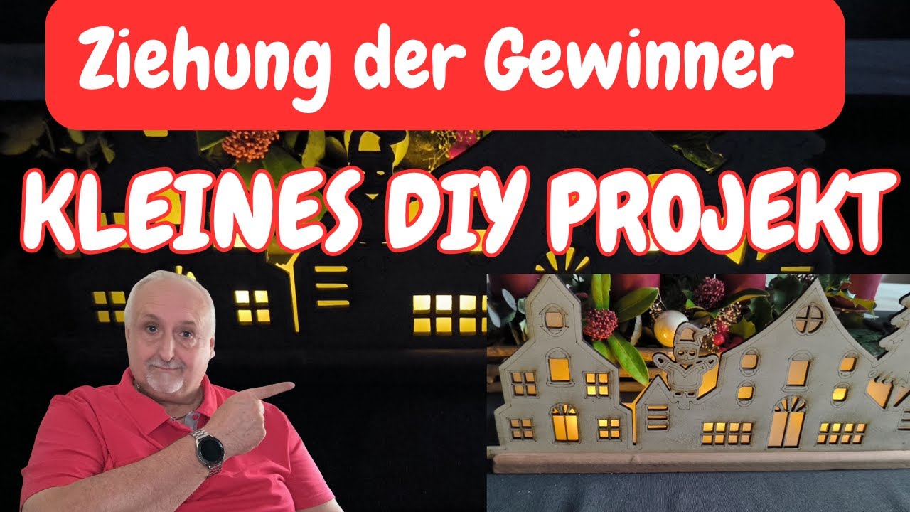 Weihnachtsdeko DIY und Ziehung der Gewinner🎄📢
