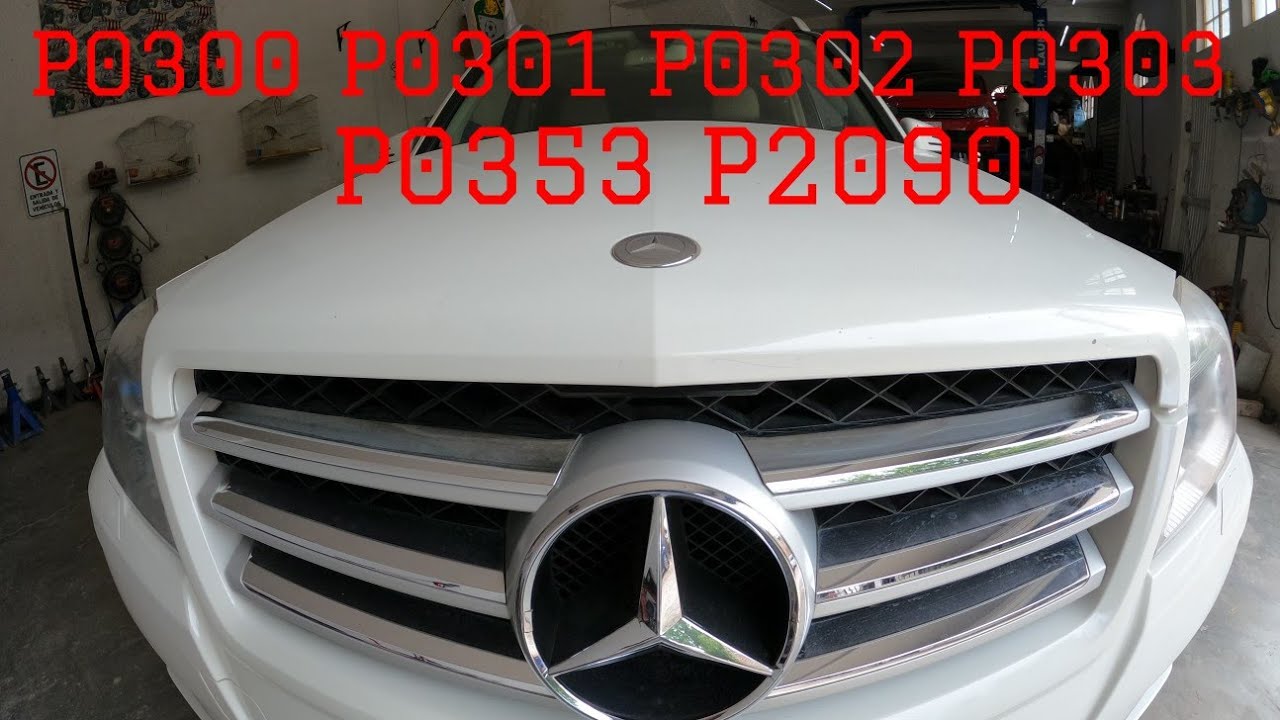 MERCEDES BENZ MÚLTIPLES CÓDIGOS P0300 P2090 P0353