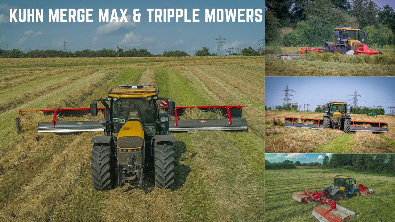 New Kuhn Tripple mowers FC9530-D & Kuhn Merge Max 1090 - Morgan-Agri