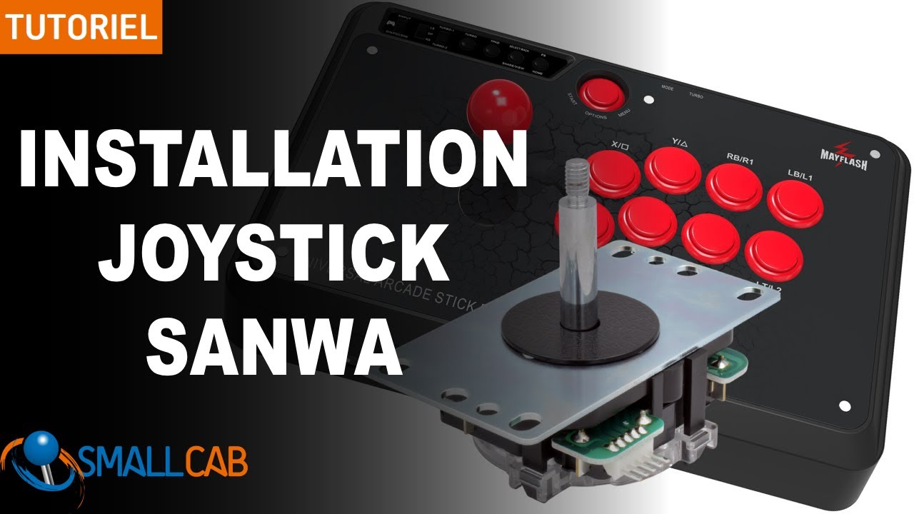 Installer un joystick Sanwa sur un fightstick Mayflash F500