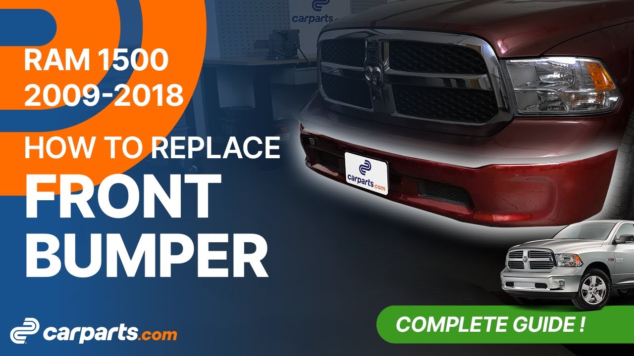 How to replace the Front Bumper 2009-2018 Dodge RAM 1500 🚗