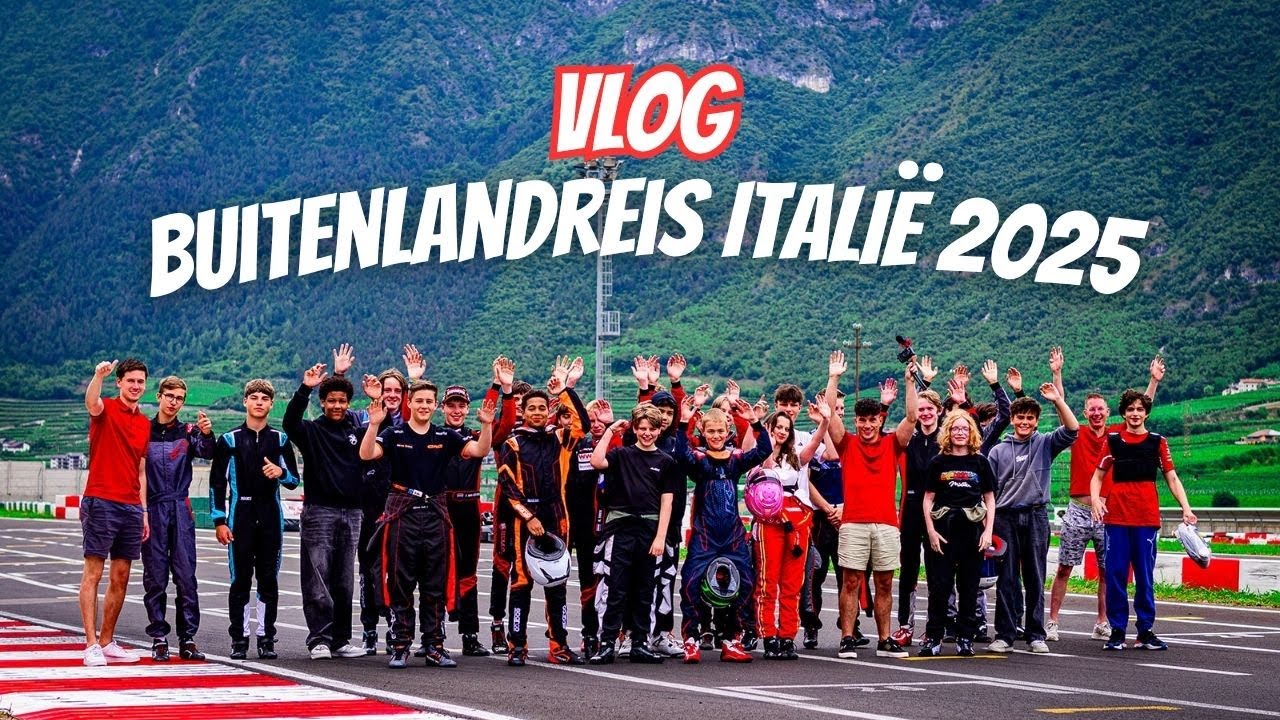 Wij gingen naar Italië 🇮🇹 met onze kartschool! | Vlog buitenlandreis