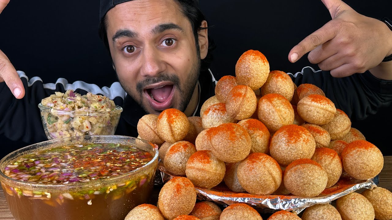 EATING PANIPURI  CHALLENGE | SPICY GOLGAPPE EATING CHALLENGE | INDIAN STREET FOOD