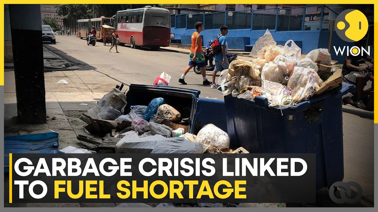 Havana Garbage Crisis Deepens: Fuel Shortage Leaves Trucks Idle, Waste Piles Up | WION
