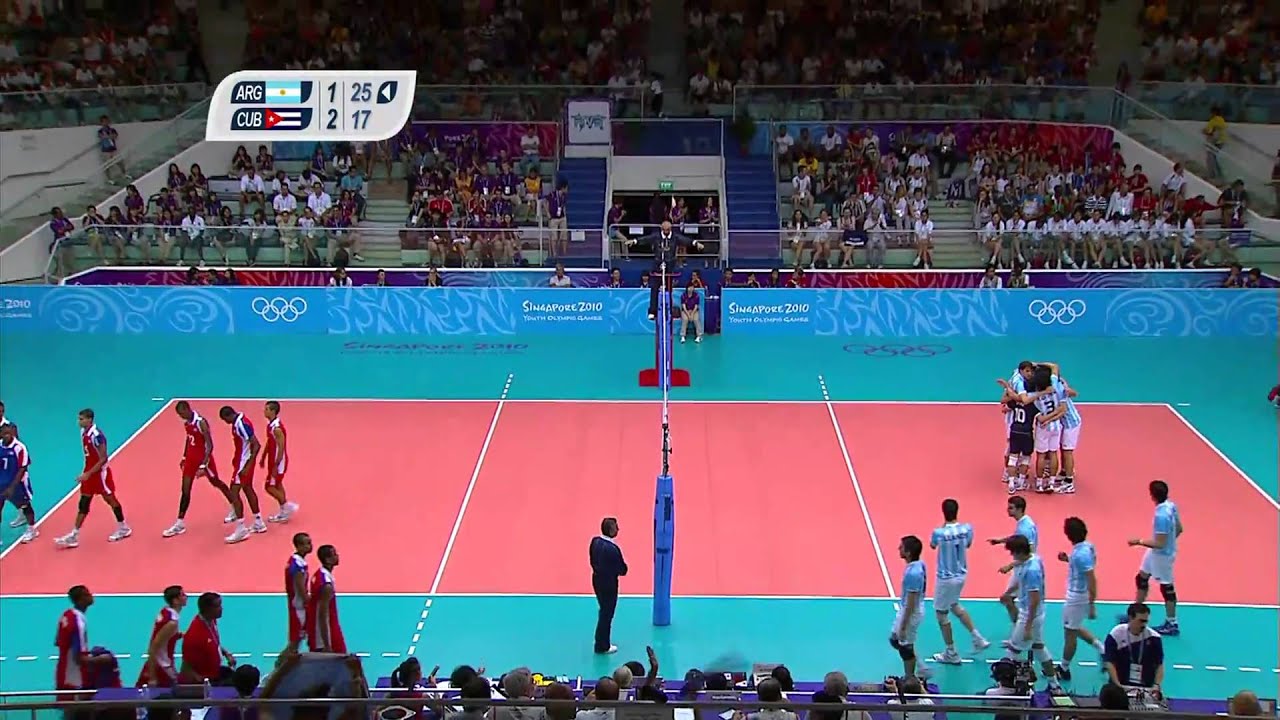 Cuba vs Argentina - Men's Volleyball - Gold Medal Match - Singapore 2010 Youth Games
