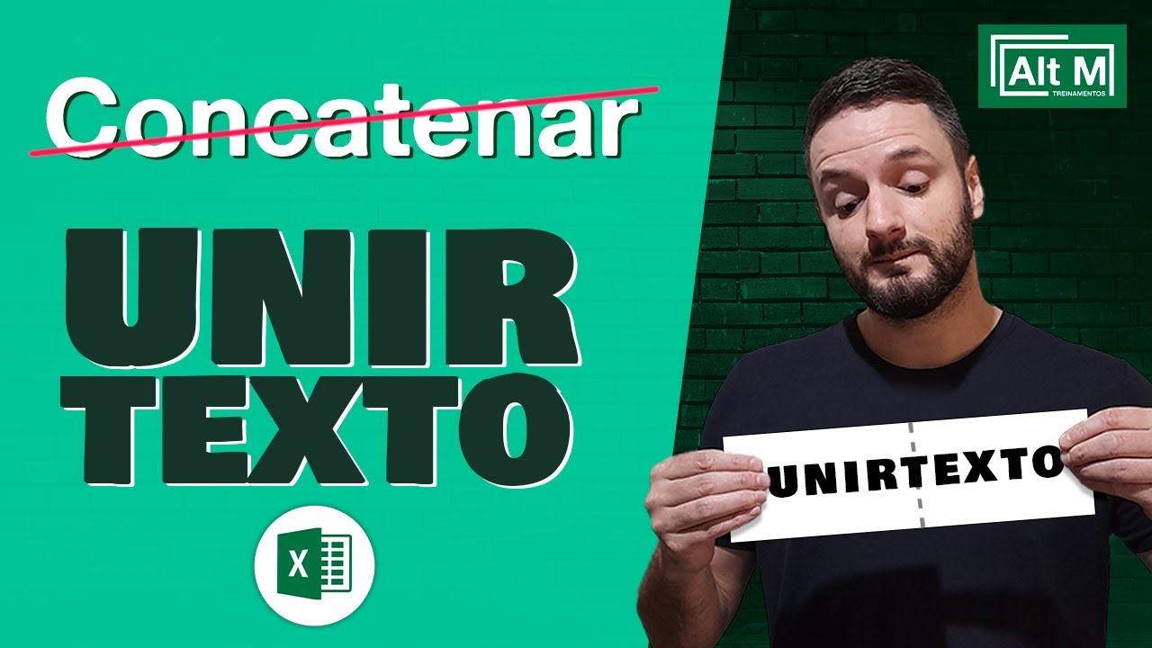 MELHOR que Concatenar. Conheça a Função UnirTexto (Office 365) [Aula 66]