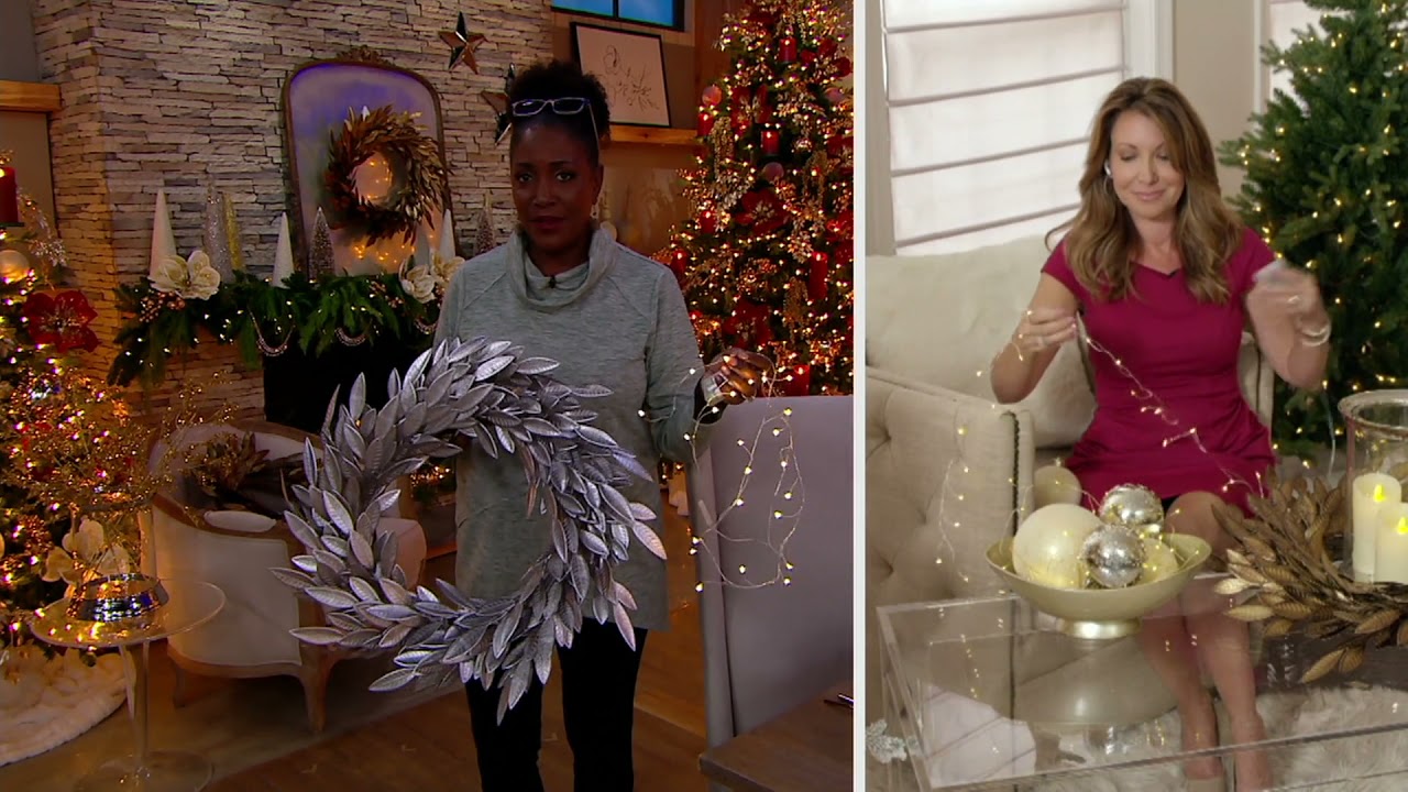 Simply Stunning Set of 2 4' Mini Branch Lights by Janine Graff on QVC