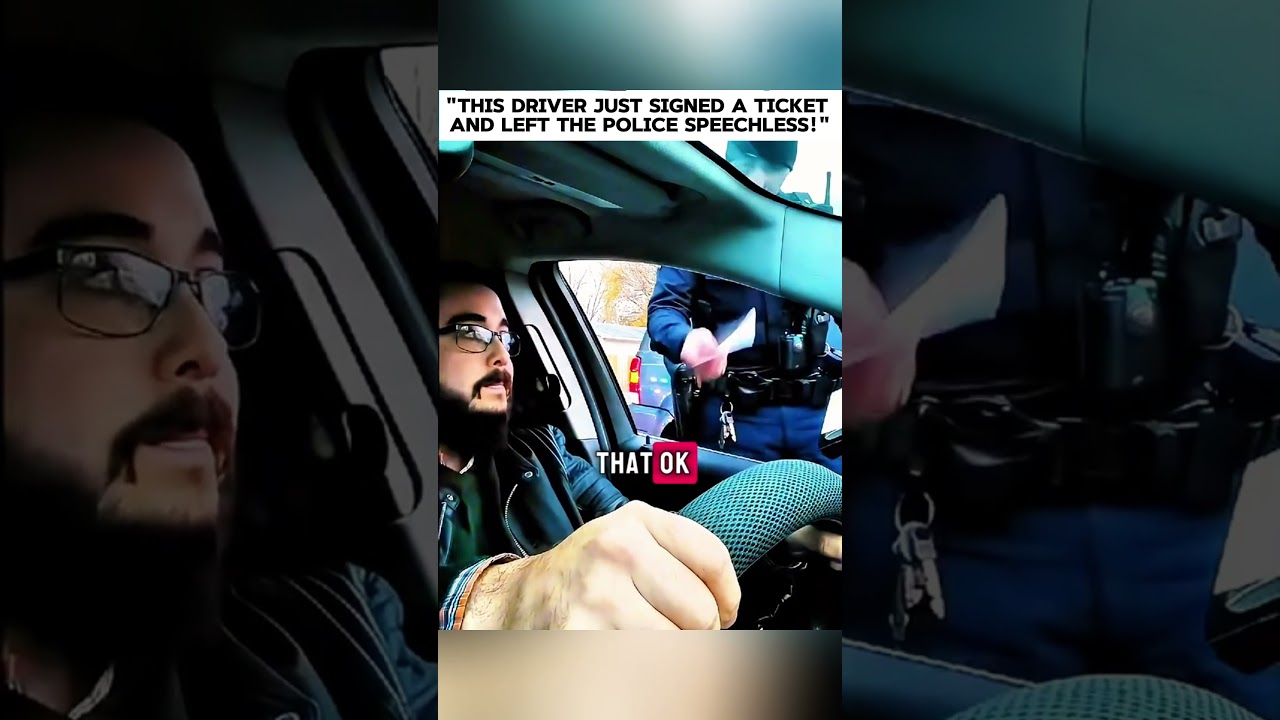 &laquo;Этот водитель только что подписал штраф и оставил полицию без слов!&raquo; #полиция #копы