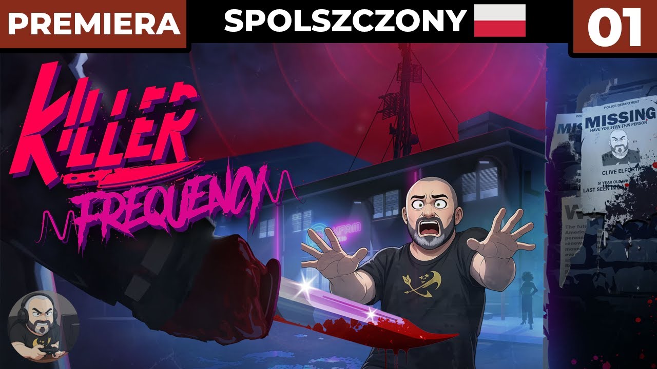 Killer Frequency PL #1 - Niebezpieczna praca radiowca! - Gameplay PL