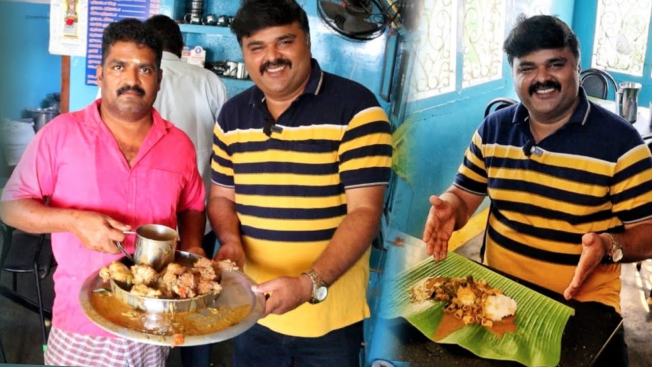 பூ மாதிரி இட்லி குடல் குழம்பு | ஈரோடு Sree Ayyappa Swamy Mess