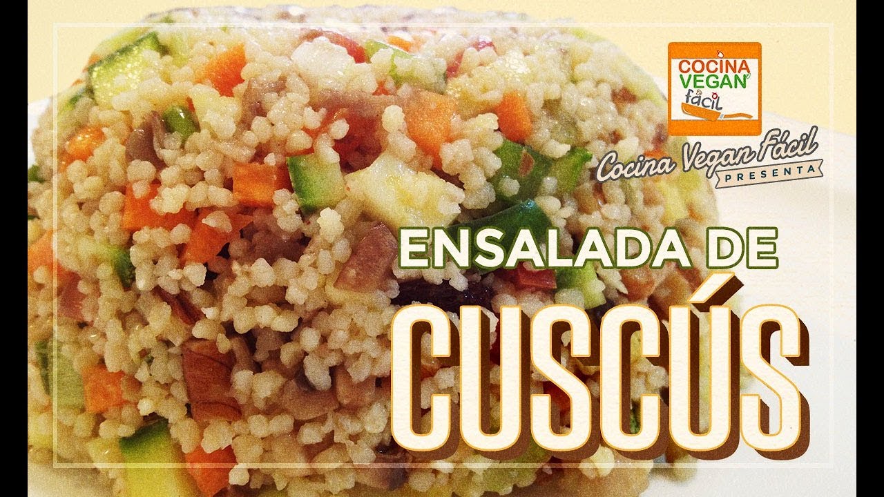 Ensalada de cuscús - Cocina Vegan Fácil
