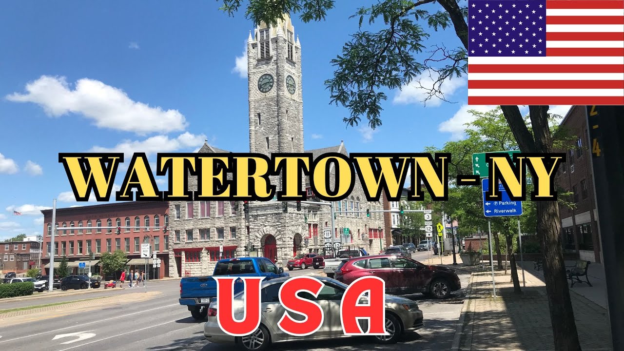 Watertown, New York - USA 4K Tour | 4K Walking Tour