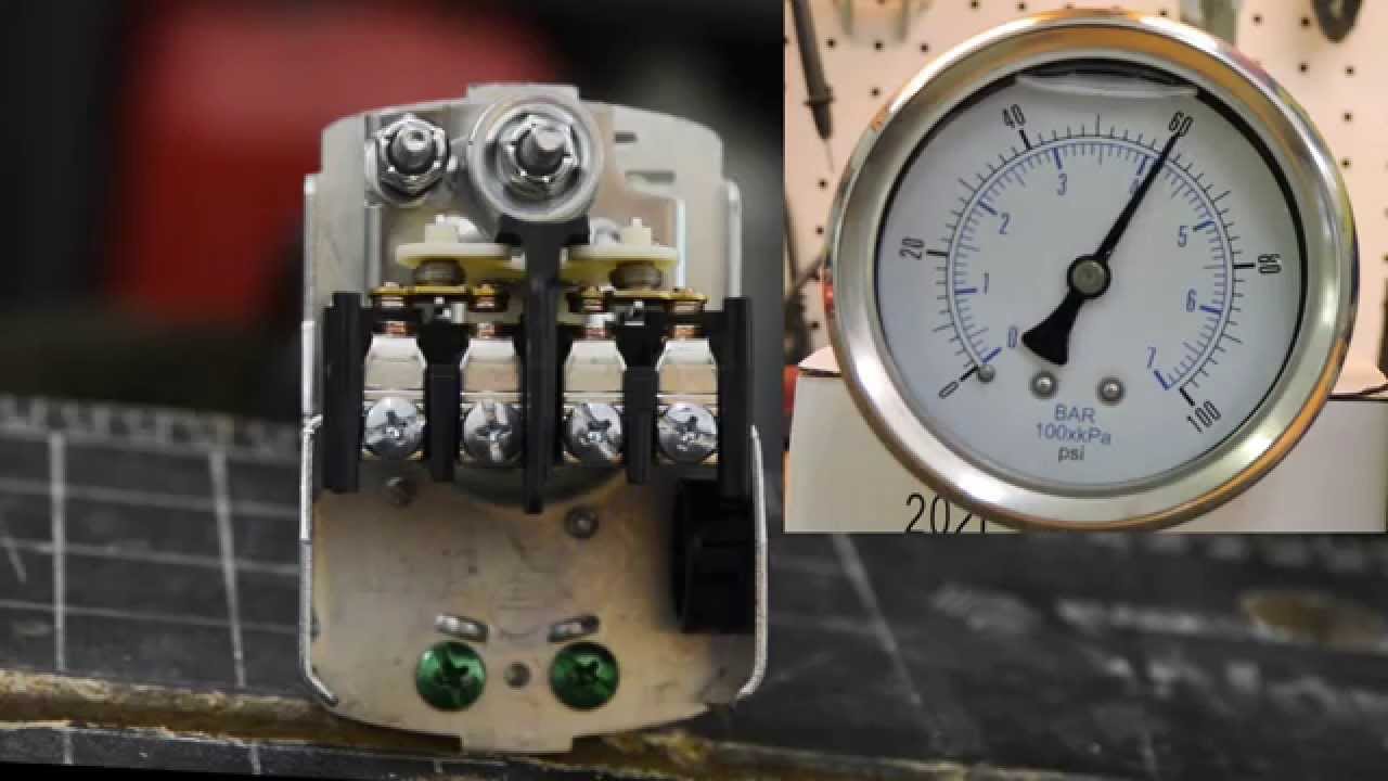 Pressure Switch Adjustment