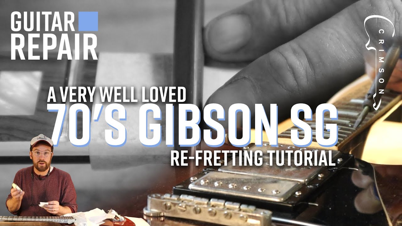 Re-fretting Tutorial | A very well Loved 1972 Gibson SG